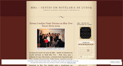 Desktop Screenshot of gestaoemhotelariadeluxo.wordpress.com