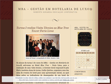 Tablet Screenshot of gestaoemhotelariadeluxo.wordpress.com