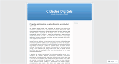 Desktop Screenshot of cidadesemfio.wordpress.com