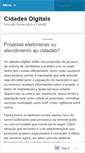 Mobile Screenshot of cidadesemfio.wordpress.com