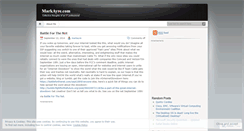 Desktop Screenshot of markayre.wordpress.com
