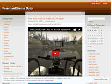 Tablet Screenshot of freemanxtreme.wordpress.com