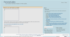 Desktop Screenshot of femmecullen.wordpress.com