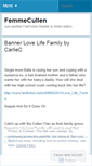 Mobile Screenshot of femmecullen.wordpress.com
