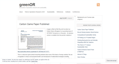 Desktop Screenshot of greenor.wordpress.com