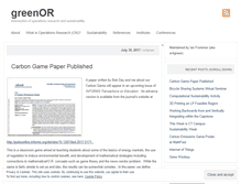 Tablet Screenshot of greenor.wordpress.com