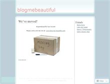 Tablet Screenshot of blogmebeautiful.wordpress.com