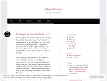 Tablet Screenshot of lahappydreamer.wordpress.com