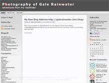 Tablet Screenshot of galerainwater.wordpress.com