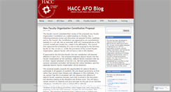 Desktop Screenshot of haccafo.wordpress.com