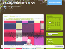 Tablet Screenshot of kayamcknight.wordpress.com