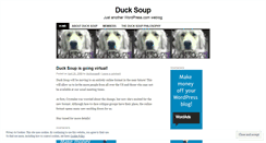 Desktop Screenshot of ducksouppitt.wordpress.com