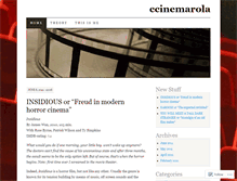 Tablet Screenshot of ccinemarola.wordpress.com