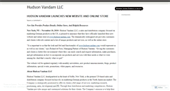 Desktop Screenshot of hudsonvandamllc.wordpress.com