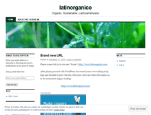 Tablet Screenshot of latinorganico.wordpress.com