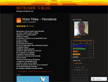 Tablet Screenshot of boteugen.wordpress.com