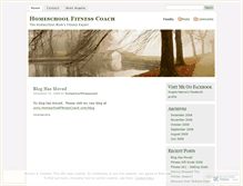 Tablet Screenshot of homeschoolfitnesscoach.wordpress.com