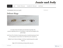 Tablet Screenshot of jamieandjudy.wordpress.com