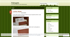 Desktop Screenshot of fairyguts.wordpress.com