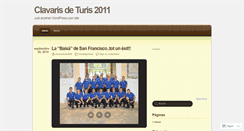Desktop Screenshot of clavaristuris2011.wordpress.com