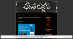 Desktop Screenshot of orbisaliaband.wordpress.com