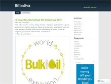 Tablet Screenshot of bilboliva.wordpress.com
