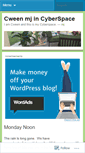 Mobile Screenshot of cweenmj.wordpress.com
