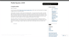 Desktop Screenshot of journ09.wordpress.com