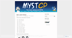 Desktop Screenshot of mystcp.wordpress.com