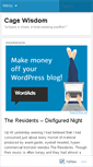 Mobile Screenshot of cagewisdom.wordpress.com