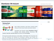 Tablet Screenshot of oliindustri.wordpress.com