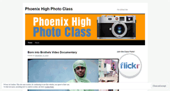 Desktop Screenshot of phoenixhighphotoclass.wordpress.com