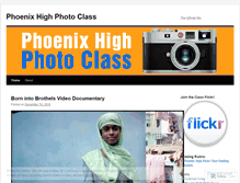 Tablet Screenshot of phoenixhighphotoclass.wordpress.com