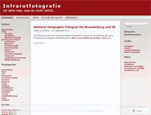 Tablet Screenshot of infrarotfotografie.wordpress.com
