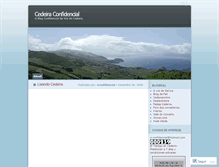 Tablet Screenshot of confidencialcedeira.wordpress.com