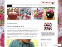 Tablet Screenshot of beberouge.wordpress.com