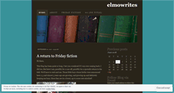 Desktop Screenshot of elmowrites.wordpress.com