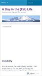 Mobile Screenshot of adayinthefatlife.wordpress.com