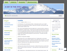 Tablet Screenshot of adayinthefatlife.wordpress.com