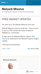 Mobile Screenshot of matusikmissive.wordpress.com
