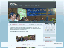 Tablet Screenshot of pastuga.wordpress.com