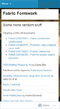 Mobile Screenshot of fabricformwork.wordpress.com