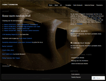 Tablet Screenshot of fabricformwork.wordpress.com