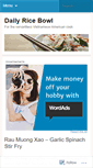 Mobile Screenshot of dailyricebowl.wordpress.com