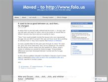 Tablet Screenshot of folo.wordpress.com