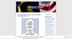 Desktop Screenshot of malaysiahadari.wordpress.com