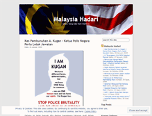 Tablet Screenshot of malaysiahadari.wordpress.com