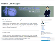 Tablet Screenshot of brazilianlawinenglish.wordpress.com