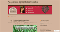 Desktop Screenshot of apasionadadelasredessociales.wordpress.com