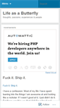 Mobile Screenshot of bethebutterfly.wordpress.com
